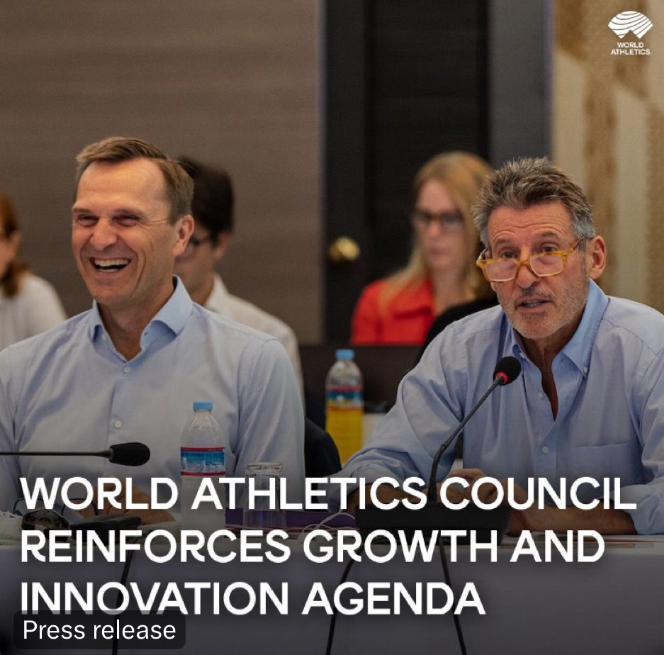 🚨Próximos cambios

Indoor
🔹400
Series a 4
Calles 1 y 2 vacías
🔹800
Calle libre ídem 400

🔸4x100 Mixto
Se fija orden🚹🚺🚹🚺
🔸Mundial U20 Oregón’26
Se accede únicamente por mínimas
Plazo
1/10/2025 a mediados julio 2025
Incluye
4x100Mixto
5km Marcha

worldathletics.org/news/press-rel…