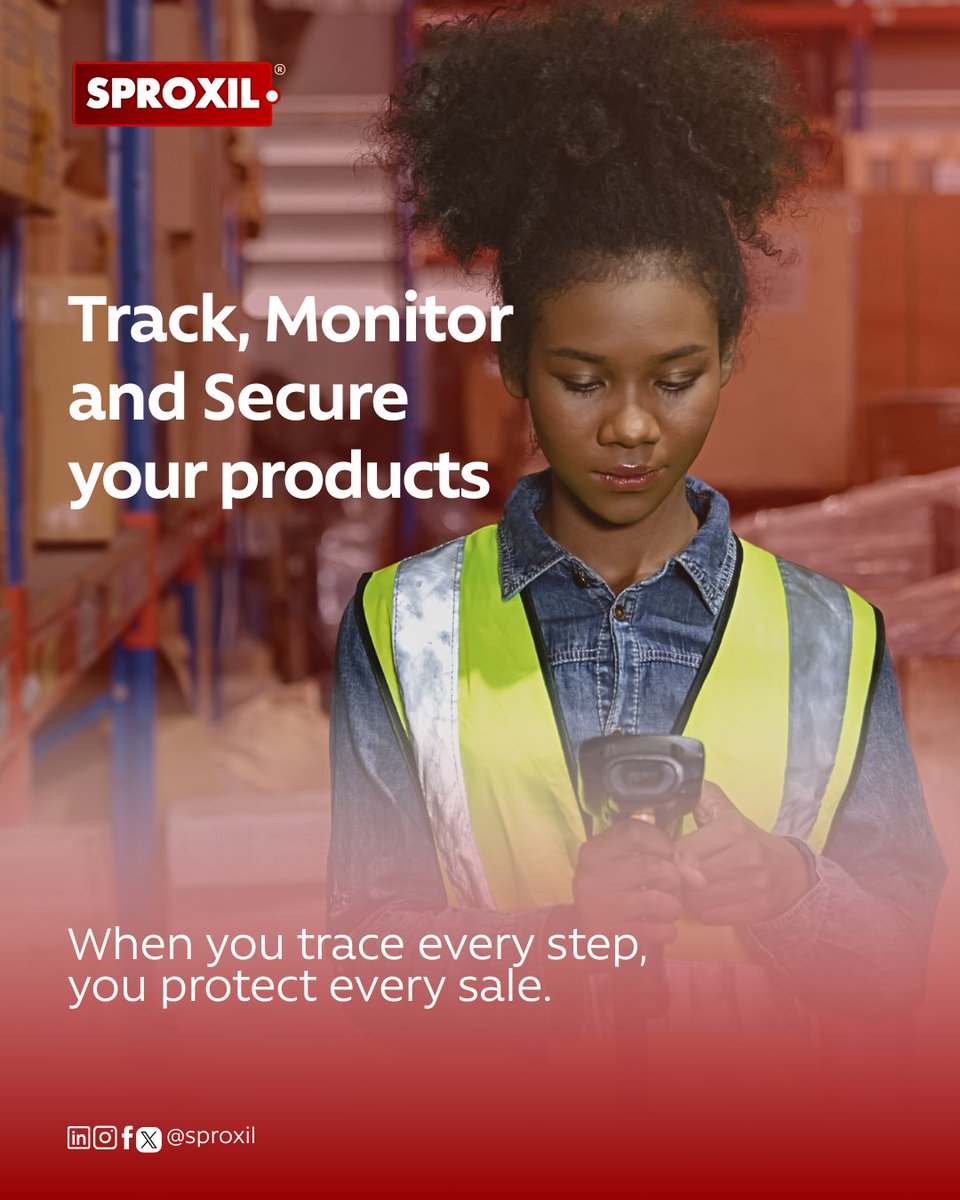 Do you know where your products go after they leave the factory? 🤔

With Sproxil Informer, you can follow every step, from production to the shelf.

This means fewer losses, safer sales, and a stronger brand.

Keep an eye on your products. Keep your business safe.

Click the