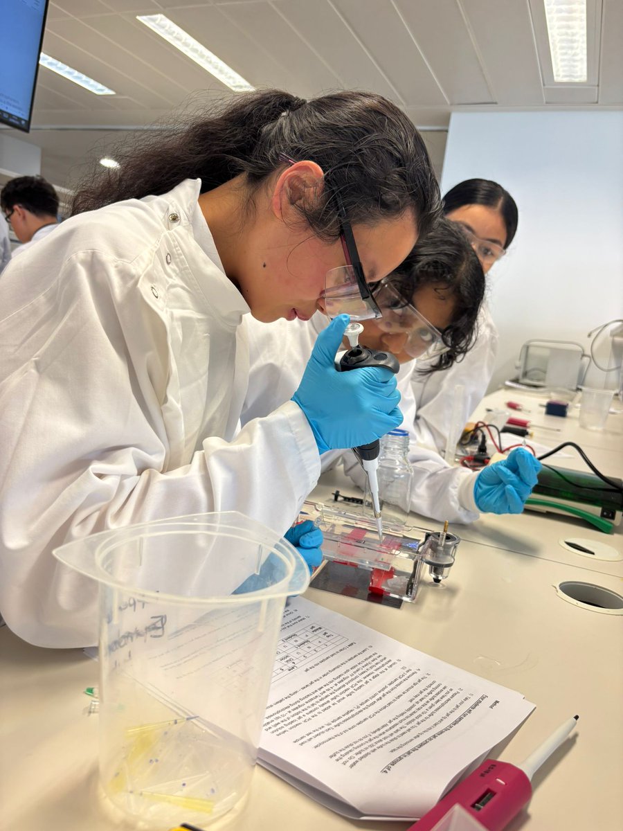 Higher Human Biology students got to take part in a PCR lab at <a href="/UniStrathclyde/">University of Strathclyde</a> 🥼

Everyone worked very hard and was so diligent with their scientific procedure! Well done 😁

#WeLearn #WeBelong #WeAchieve