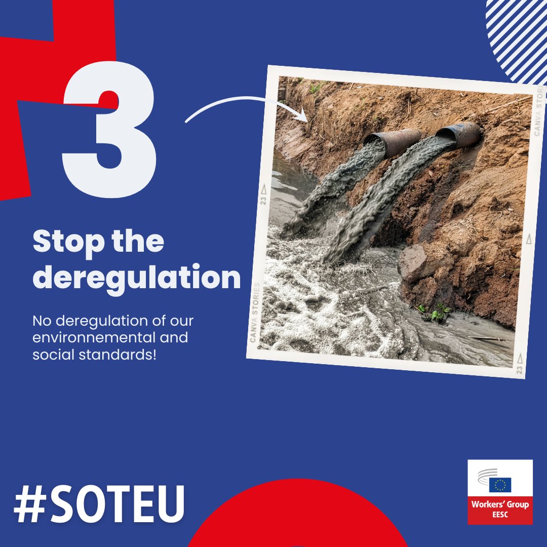 Workers' Group EESC (@workerseesc) on Twitter photo Tomorrow, <a href="/vonderleyen/">Ursula von der Leyen</a> will deliver her State of the Union speech. #SOTEU
We will analyse whether it addresses Europe’s most pressing challenges and if it sets out a truly pro-workers’ agenda. Tomorrow, <a href="/vonderleyen/">Ursula von der Leyen</a> will deliver her State of the Union speech. #SOTEU
We will analyse whether it addresses Europe’s most pressing challenges and if it sets out a truly pro-workers’ agenda.