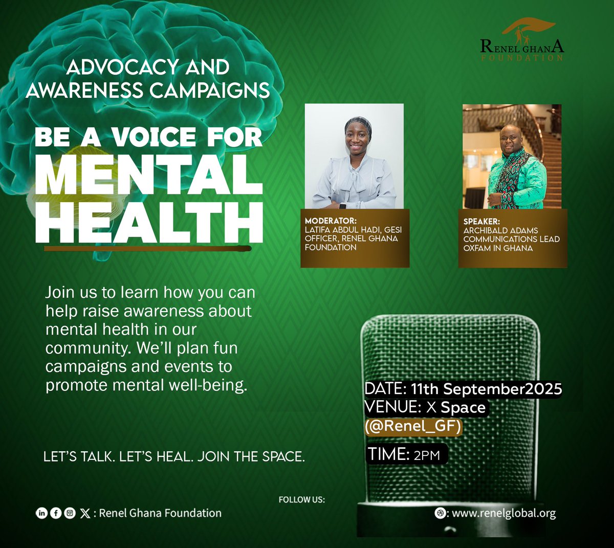 Renel_GF's tweet image. Join us for this amazing webinar coming Thursday.
@neearchie @SmalishShawty 

#BuildingRelationships #MentalHealthGH #HealthyRelationships #LetsTalk