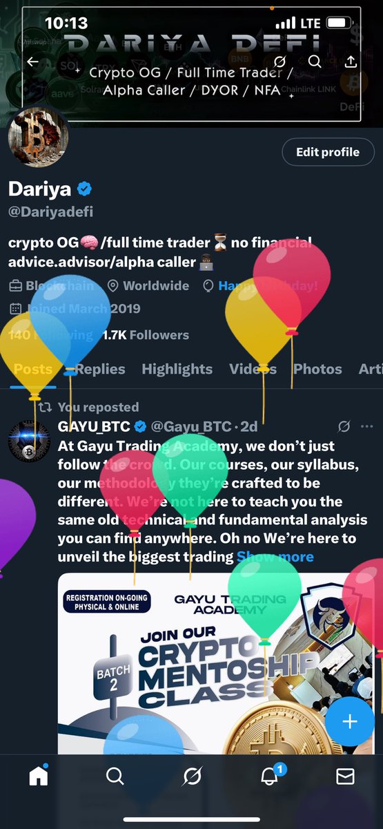 GM guys! 🎈
I just received the balloons today, and it means a lot to me. Please say a prayer for me and wish me success in all my future endeavors. May this moment be the beginning of greater achievements, more blessings, and new opportunities ahead.