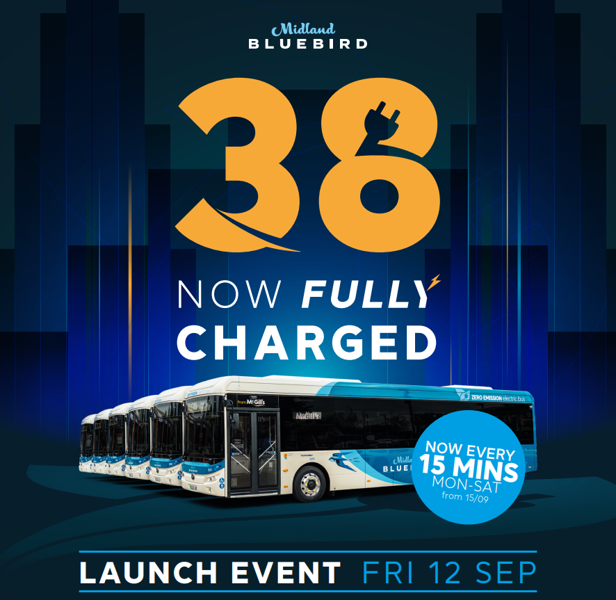 MidBluebird's tweet photo. 🎉 Launch Event! 🎉

Celebrating our new electric buses + improved timetable

📅 Fri 12 Sept
📍 Falkirk (Lint Riggs, Newmarket Street) 10am-12pm
📍 Stirling Castle 1pm-3pm

Come celebrate with us! 👋 https://t.co/1nStNGHM8l