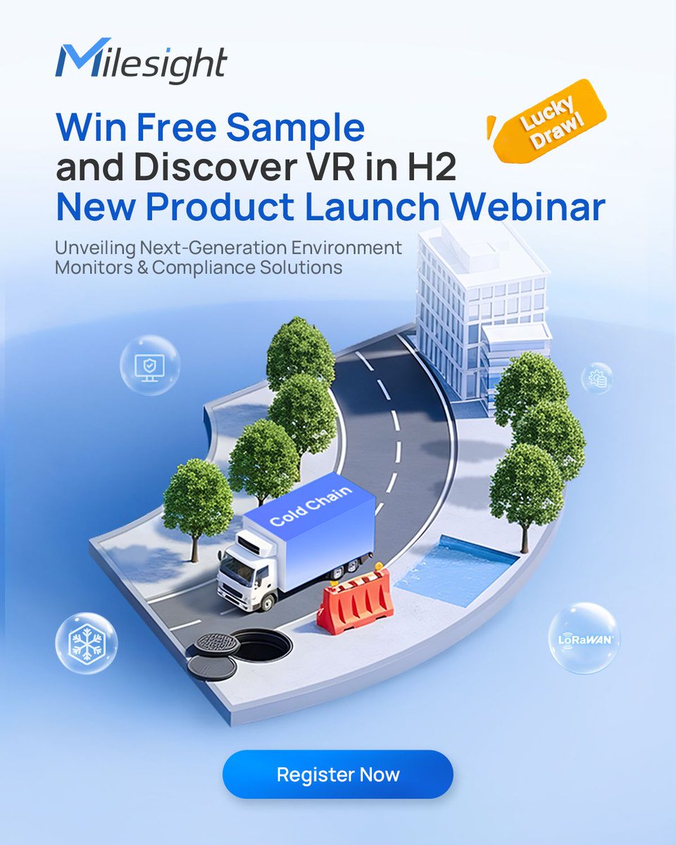 MilesightIoT's tweet image. 🚀 2025 H2 Roadmap: Explore next-gen Environmental Monitoring Solutions! Win free samples, watch our VR showroom, and see what’s new from sensors to gateways. Sept 16–25. Register: milesight.com/resources/iot-…