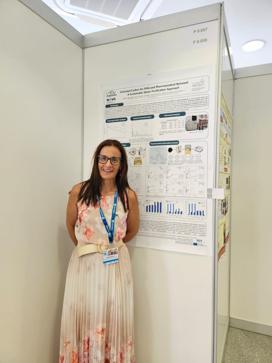 mar2protect's tweet photo. 📢🌊  #MAR2PROTECT at #EcceEcab25! 

Our coordinator Ana Pereiro is presenting #MAR2PROTECT's approach on #SustainableWaterTreatment at this international congress. 🧪🔬

Thanks to all organizers @DECHEMA, #EFCE, #ESBES, #SPBT &amp; #OrdemdosEngenheiros 🙌

➡️https://t.co/kmKHJuATu5 https://t.co/BMQRlgMUId