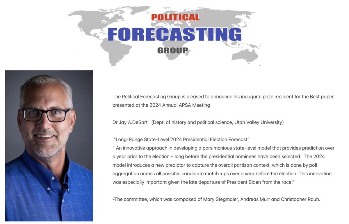 POLITICAL FORECASTING GROUP tweet media