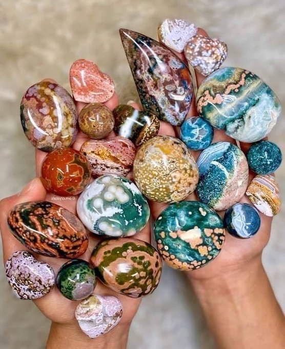 Stones from the ocean of Madagascar.