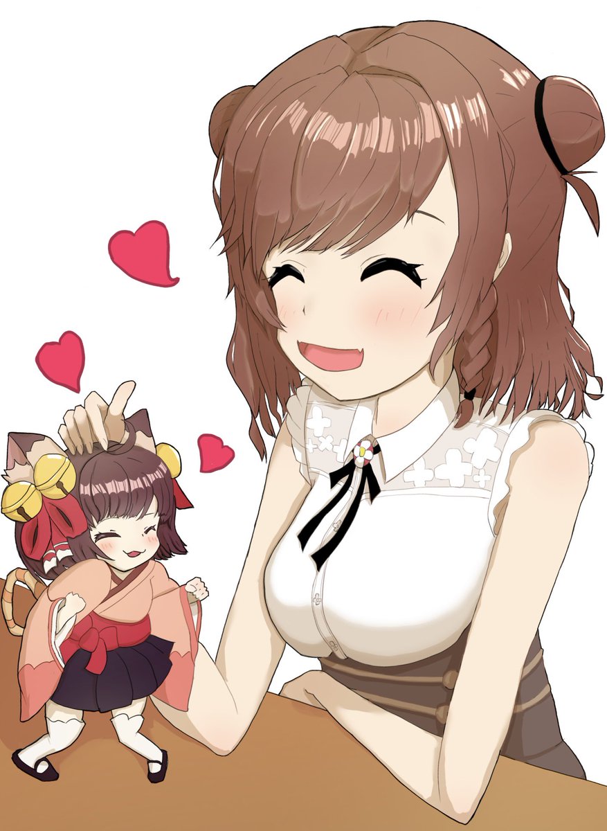 nuko8139's tweet image. ちび一姫ちゃんをよしよしするもこちゃん

#アートもこ
#さっきのもこ
#じゃんたま