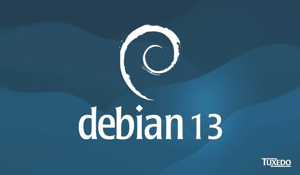 TUXEDOComputers's tweet photo. Automatic installation now also available with Debian 13 “Trixie” 👏
We are now fulfilling this promise and offering the installation of the recently released Debian 13 “Trixie” with GNOME or KDE Plasma with WebFAI 2.1.
👉https://t.co/IBnXD8uoGx
#webfai #tuxedo #linux https://t.co/gO9V1l4rqx