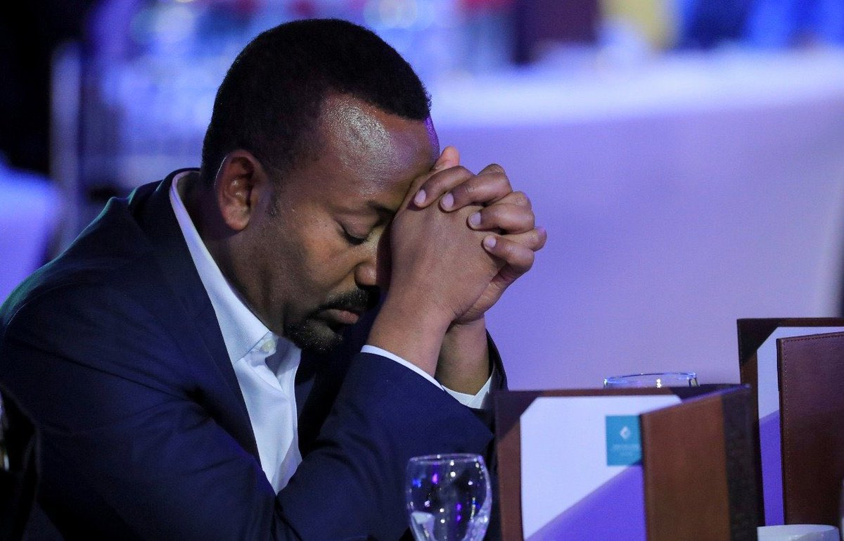 SirakBahlbi's tweet photo. I am fully aware that the nature of a narcissist is to engineer situations so that people will talk about him all the time. However, I just listened to comical Abiy announcing  a 30 Billion dollar worth Mega projects which includes launching a Nuclear plant to be completed in the next 5 to 6 years. Not only is he incompetent, but he must be mad.
