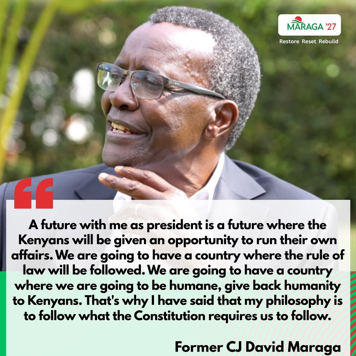 We must reclaim our country. 

#ResetRestoreRebuild #Ukatiba