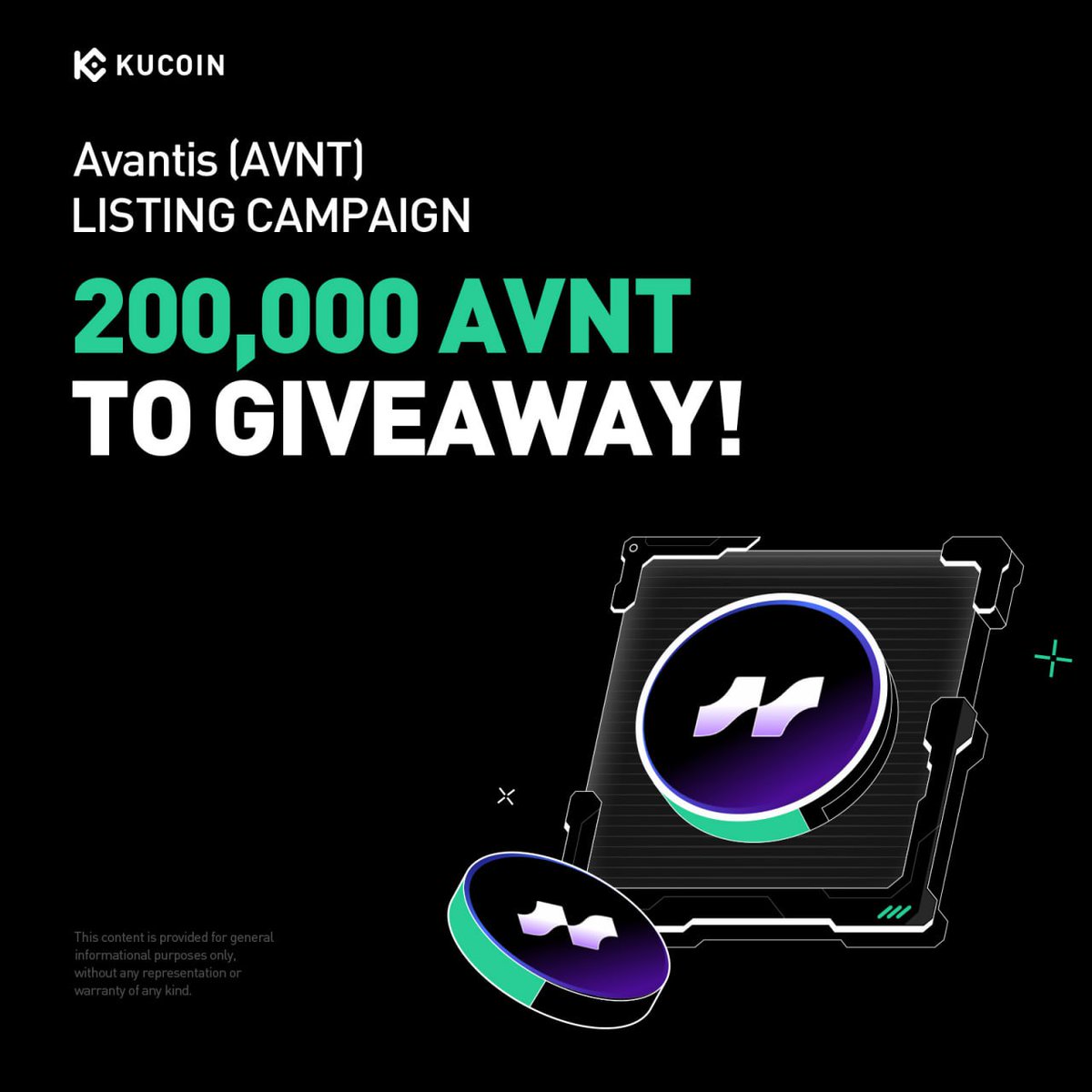kucoincom's tweet photo. 🎉 @avantisfi is bringing double rewards to #KuCoin!
 
🔹Activity 1: AVNT GemSlot Carnival – Share 150,000 AVNT
🔹Activity 2: KuCoin Affiliates Exclusive – Share 50,000 AVNT
 
Don’t miss your chance to earn more as $AVNT goes live on #KuCoinSpotMarket!!
👉 https://t.co/Ej7fJ37sHu 

#KuCoinGemSlot #AVNT #KuCoinAffiliates #KuListing