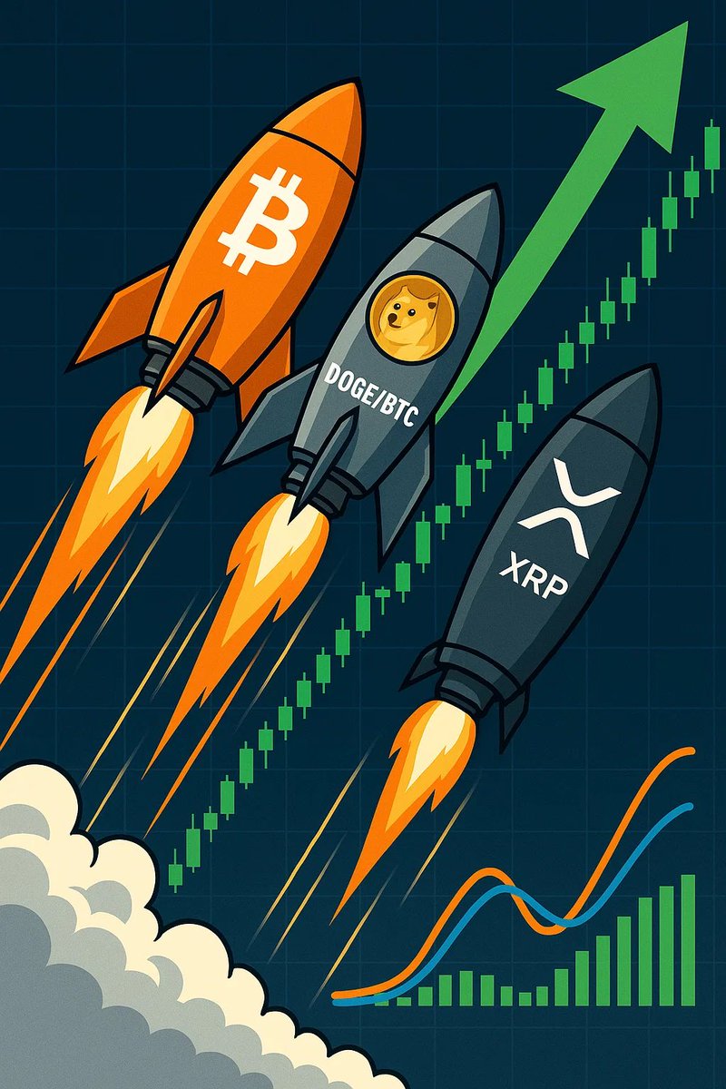 eavcrypto's tweet image. 🚀 BTC AND DOGE ARE RACING TOWARDS A MASSIVE BULLISH BREAKOUT, WHILE XRP MACD JUST FLASHED BULLISH!