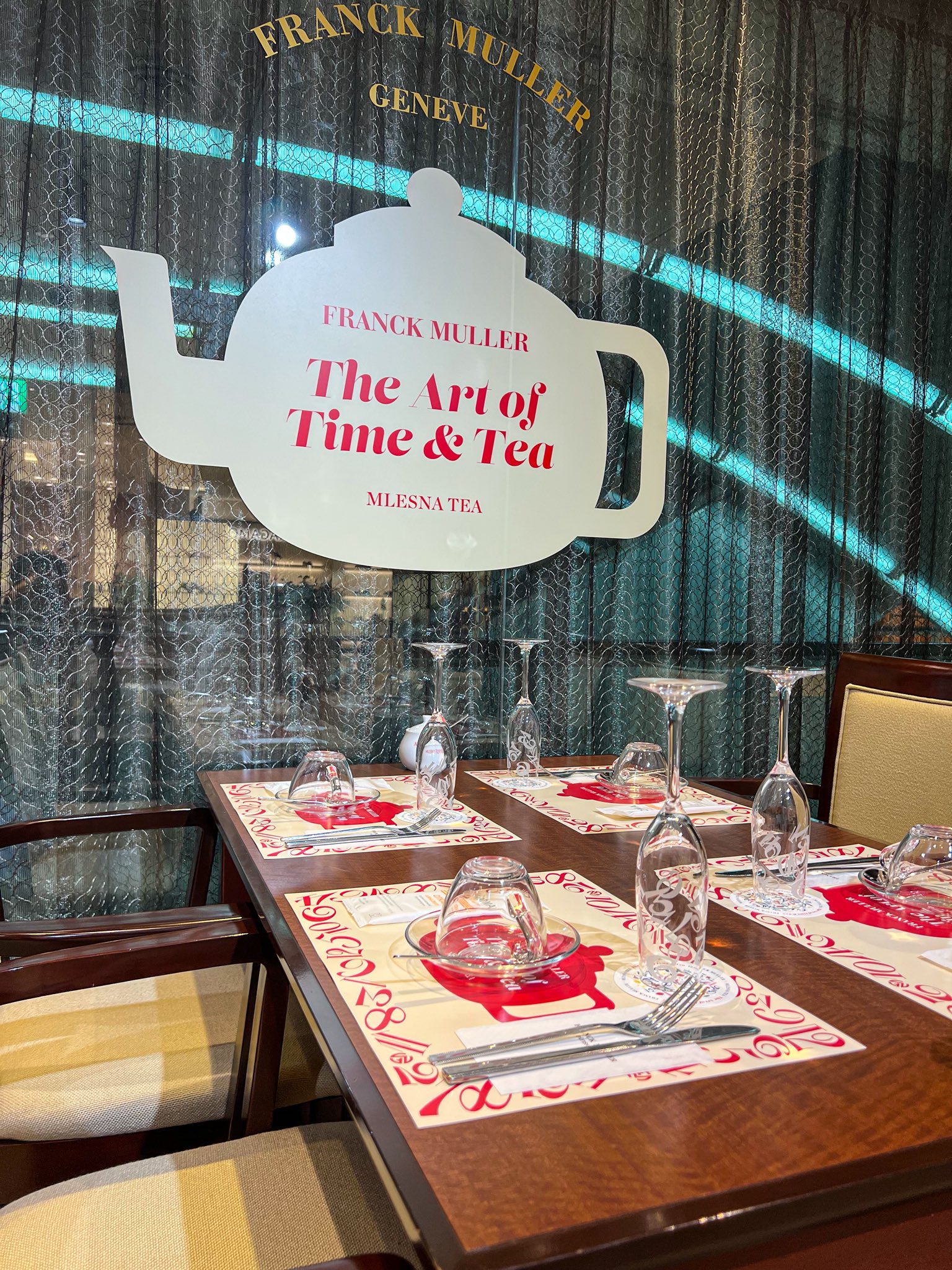 MLESNA TEA×FRANCK MULLER コラボ FRANCK MULLER The Art of Time & Tea