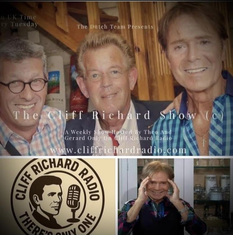THE CLIFF RICHARD SHOW ©️ has been on Cliff Richard Radio for 11 years, airing every Tuesday at 8pm UK time, with familiar presenter Theo. Dagmar Goethel's Fun Show is also on the programme during our 574th edition tonight.

station.voscast.com/5eadfc475002a/