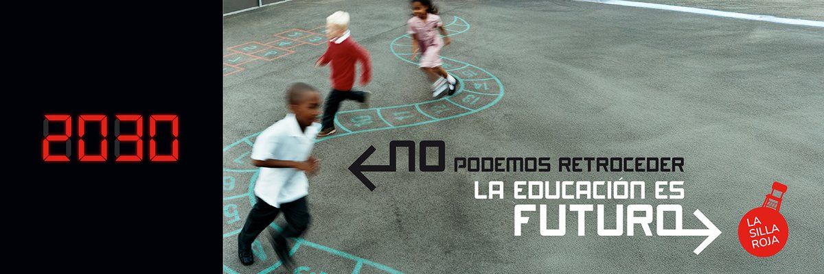 La Silla Roja vuelve. A 5 años de 2030, el mundo no cumplirá su promesa de garantizar educación para todas las personas.

Del 10 al 17 de septiembre en diversas ciudades españolas con testimonios para denunciar esta realidad.

No podemos retroceder, #LaEducaciónEsFuturo