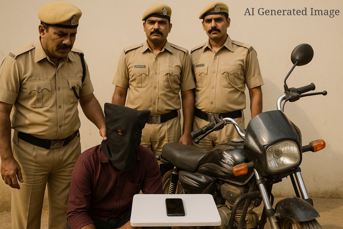 DCPSouthDelhi's tweet image. 🚨 Phone Snatcher Behind Bars, Recoveries Made by PS Hauz Khas

🔹 01 snatched mobile phone recovered

🔹 01 motorcycle used in crime seized

🔹 Accused arrested within 12 hours

@DelhiPolice @CPDelhi

#DelhiPolice #SouthDistrict #SouthDelhi @DPUpdates #DCPSouth