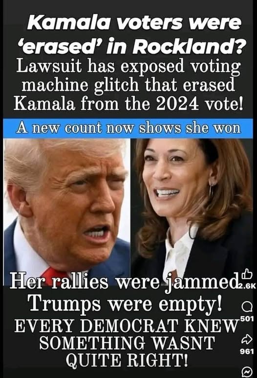 HONESTLY.  MORE PEOPLE NEED TO TALK ABOUT THE 2024 ELECTION BEING RIGGED.  I'M TIRED OF BEING ONE OF THE FEW VOICES.