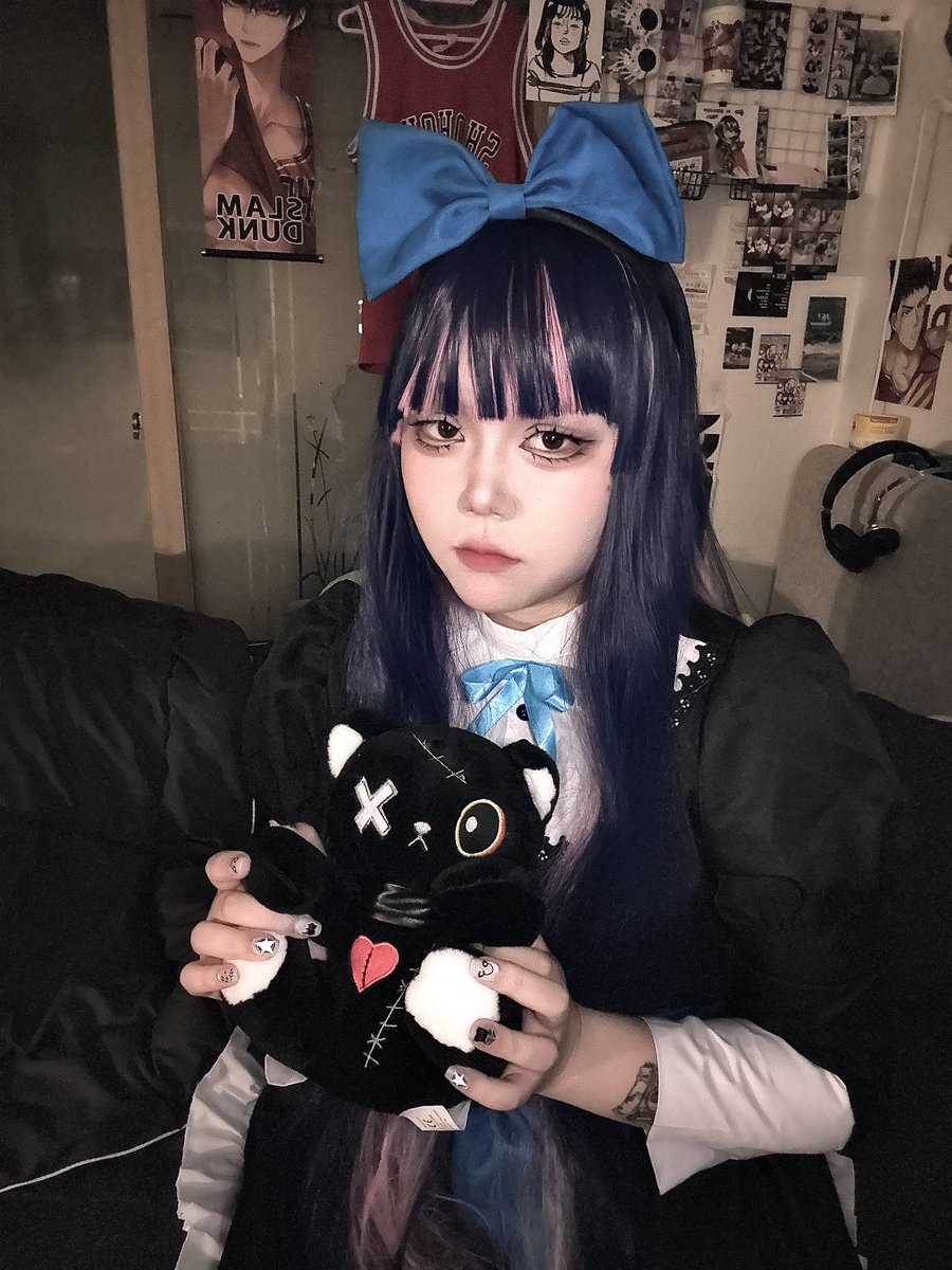 dr4g0n_8's tweet image. 본 천사는 여러분들 하는 행동에 따라 천사가 될 수도 악마가 될 수도 있습니다😈😇

#アナーキー・ストッキング #StockingAnarchy #스타킹 #팬스가 #パンティストッキングwithガーターベルト #PantyStockingwithGarterbelt #cosplay