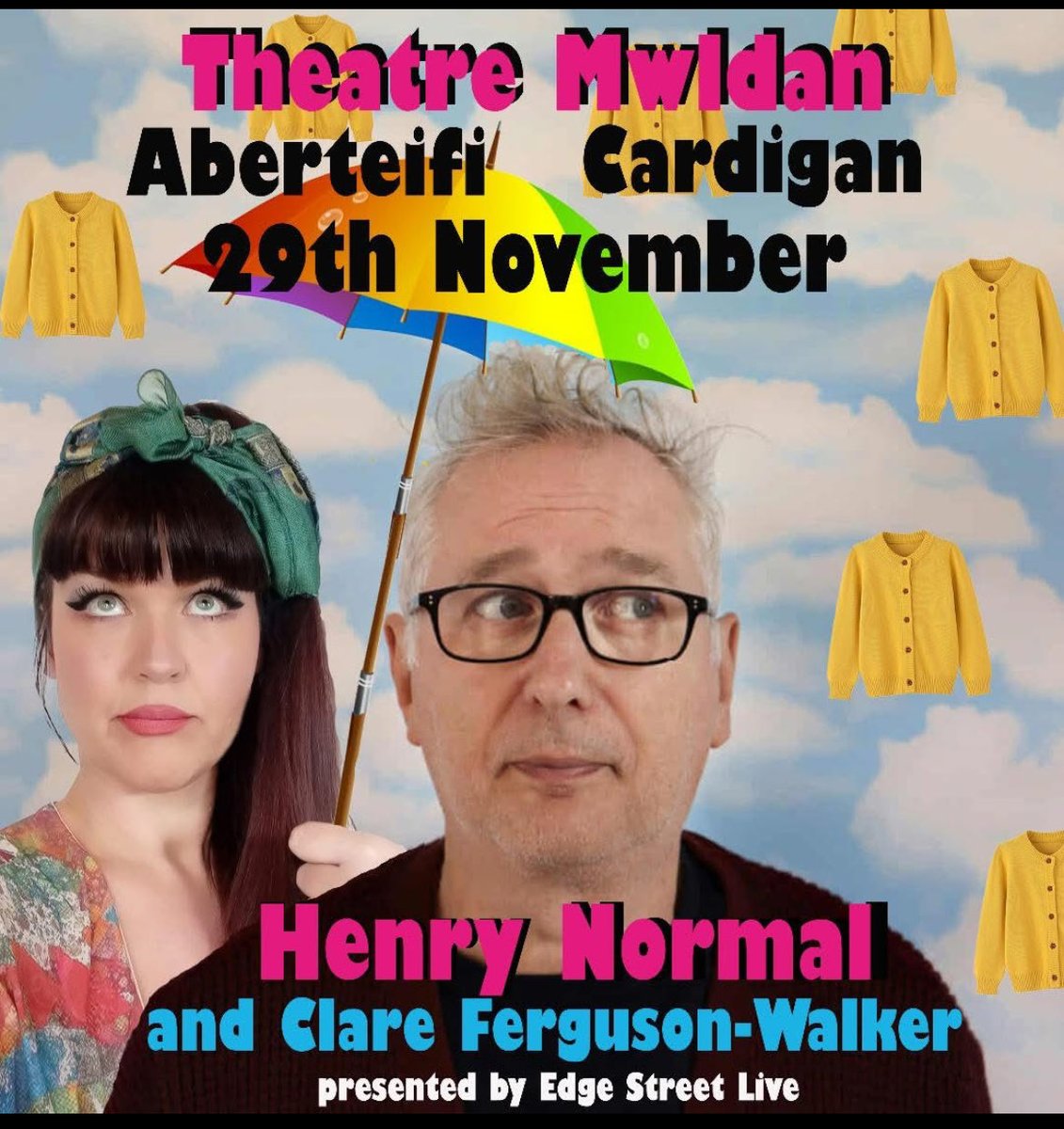 I'm off up to Morecambe Poetry Festival this weekend. If I don't see you there then here's my autumn tour dates. It's a new show with the old me.