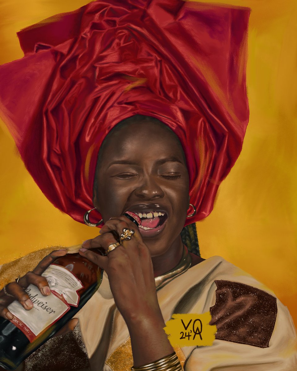 How I paint Gele👸🏽✨