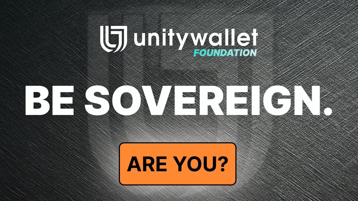 The next generation deserves more than financial access—they deserve sovereignty. 🌍

At Unity Wallet Foundation, we’re empowering communities through education, teaching why personal sovereignty matters in the digital age. 🔑

#Education #SelfCustody