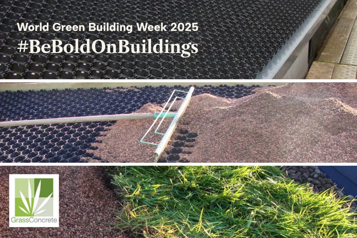 🌍 #WGBW2025: Building greener, smarter, better. #Grasscrete shows how paving can manage water, support roots &amp; cut maintenance. worldgbc.org/world-green-bu… #SmartPermeability