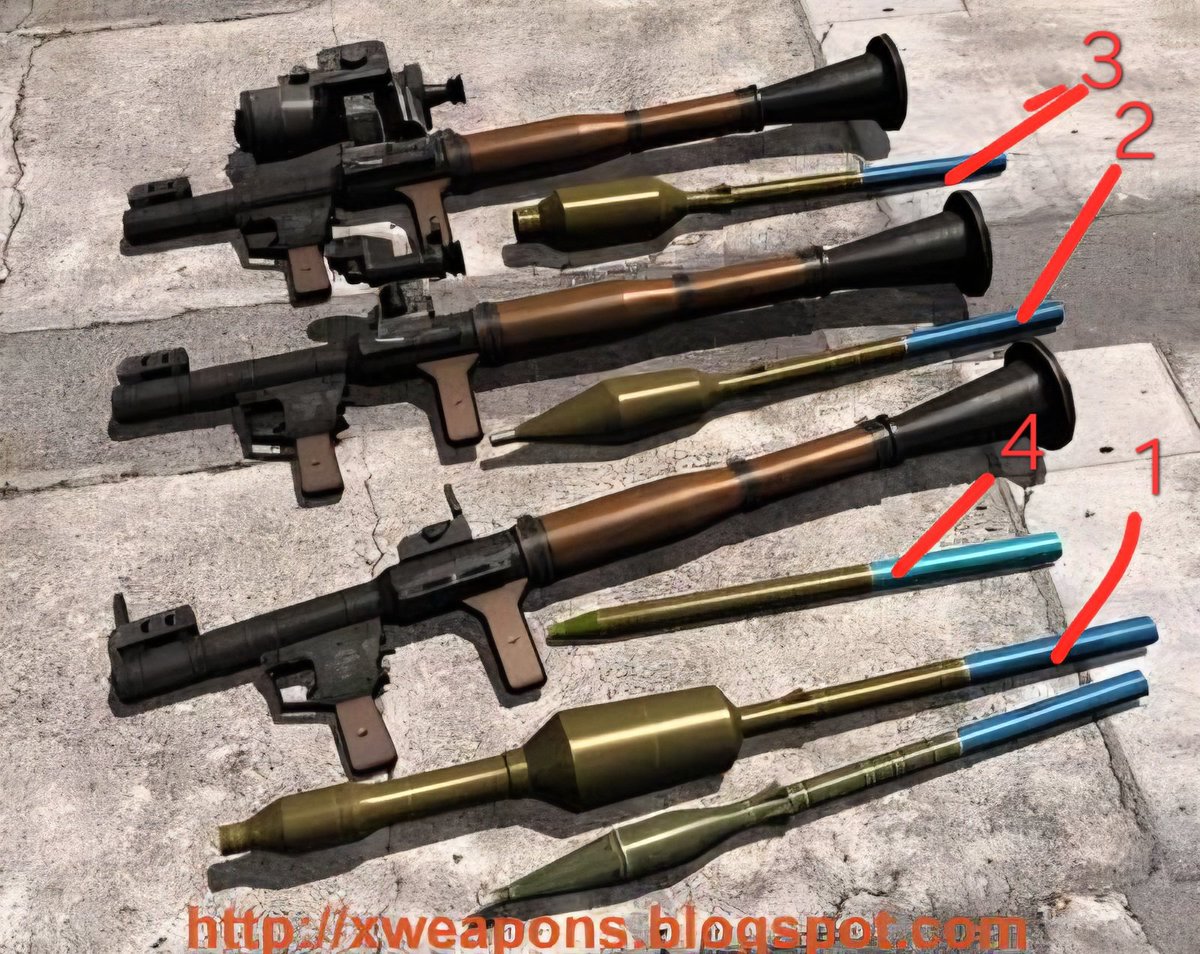 في حال حدوث أي توغل إسرائيلي في الجنوب السوري وقرر أحد ما ان يدافع او يهاجم الارتال المتقدمة من الاهالي او المجموعات السكانية للدفاع عن أنفسهم  فإن أفضل سلاح للمقاومة هو سلاح RPG-7 وهو متوفر بكثرة  واستخدامه سهل جدا واليك شرح لكيفية التفريق بين قذائفه
1- للدبابات والعربات المصفحة