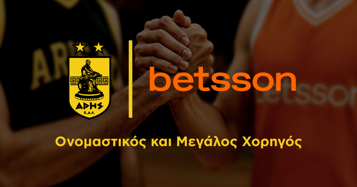ARIS B.C. (@arisbcgr) on Twitter photo ‼️ <a href="/BetssonGreece/">Betsson Greece</a> : Ονομαστικός και Μεγάλος Χορηγός της ΚΑΕ ΑΡΗΣ
Read More 👉 arisbc.gr/el/enimerosi/e… ‼️ <a href="/BetssonGreece/">Betsson Greece</a> : Ονομαστικός και Μεγάλος Χορηγός της ΚΑΕ ΑΡΗΣ
Read More 👉 arisbc.gr/el/enimerosi/e…