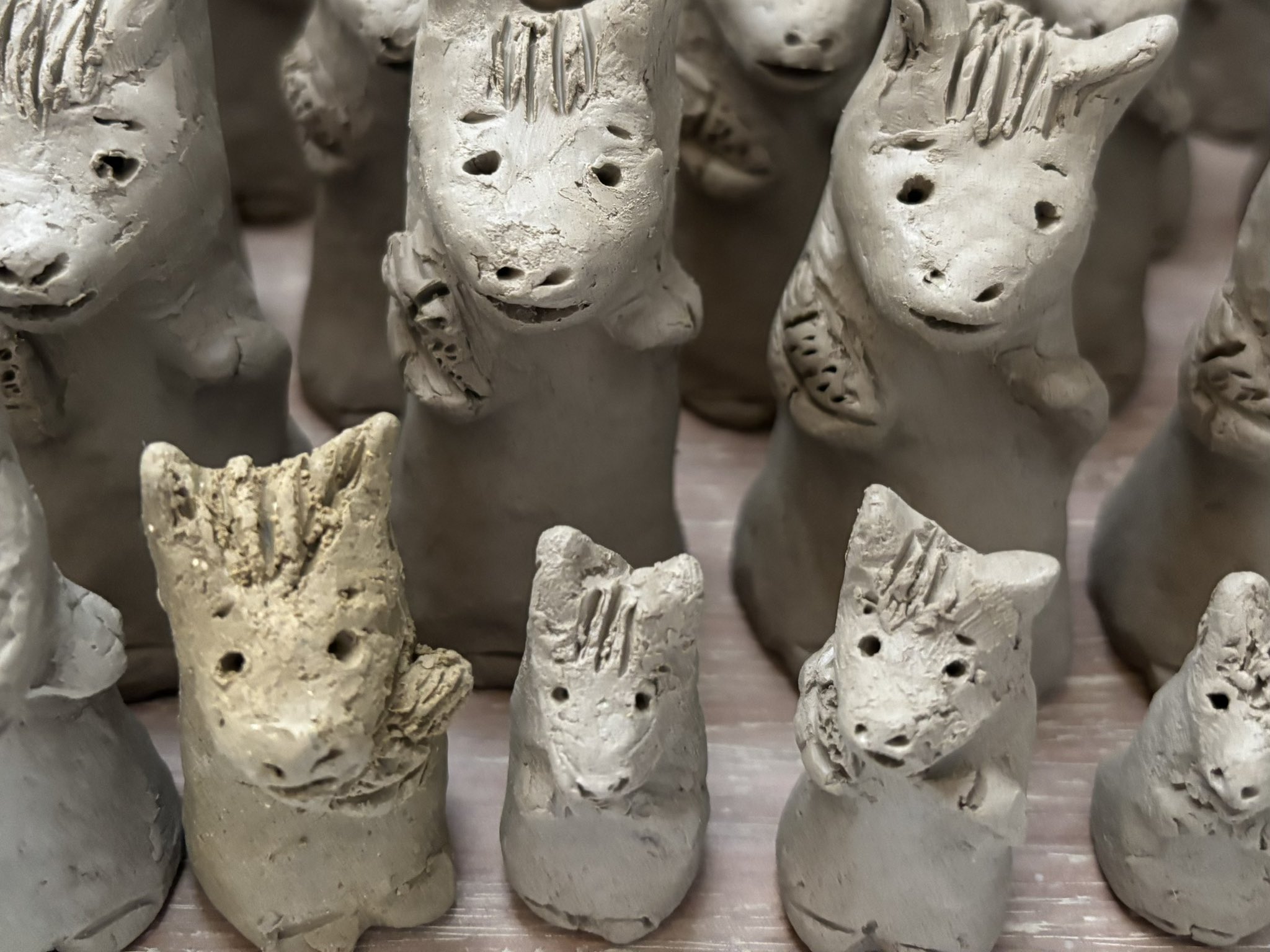 陶芸作家  道祖窯・髙橋佳代子『地蔵像』置物 陶芸作家 道祖窯・髙橋佳代子『地蔵像』置物