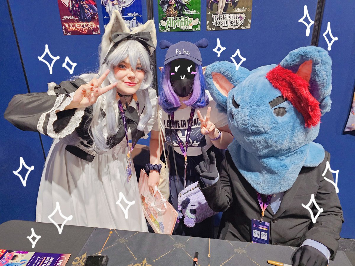 I'm so happy! 💜✨️ I didn't know anything about vtubing before I saw Lumis and Merrys content, I got so excited that I debuted this year as a vtuber as well!

Thank you for inspiring me and bringing joy to people's lives! 💜

<a href="/Lumituber/">Lumi 🐺❄️ ASTRALINE</a> &amp; <a href="/Merrydawg/">Lucius Merryweather 🖊️🐶 ASTRALINE</a> 
#VeXpo2025