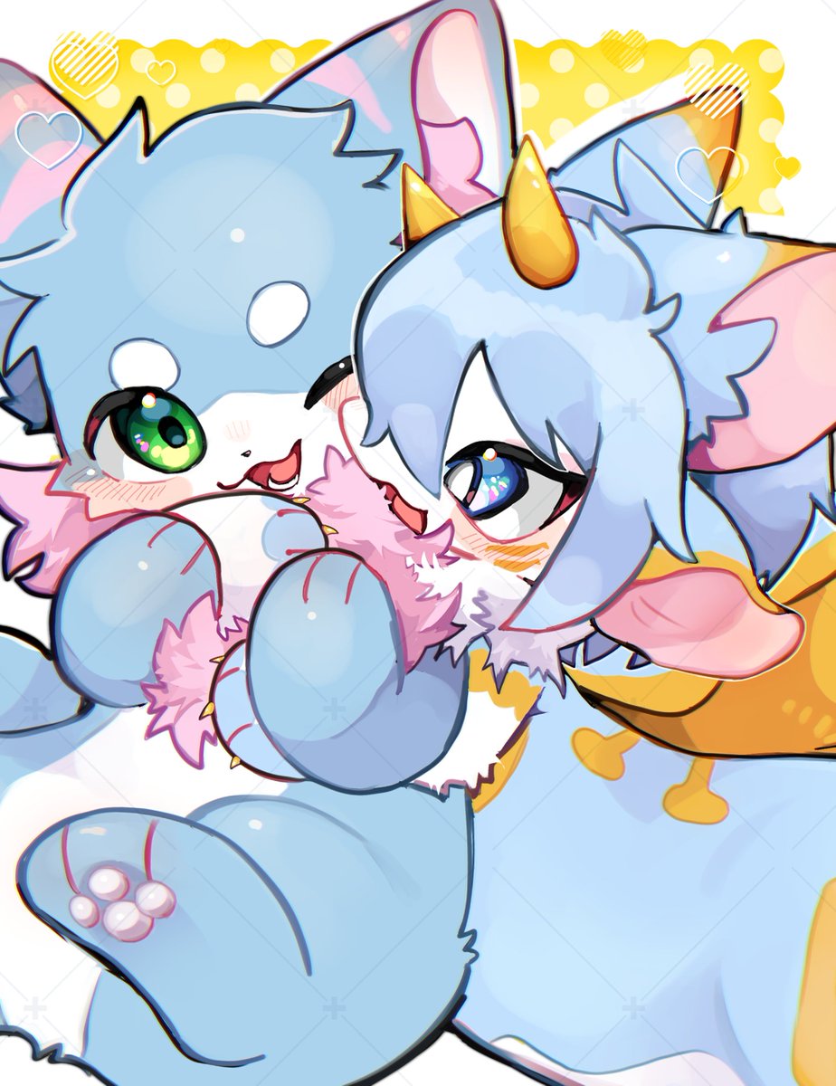 skeb納品しました！ありがとうございました💙💛