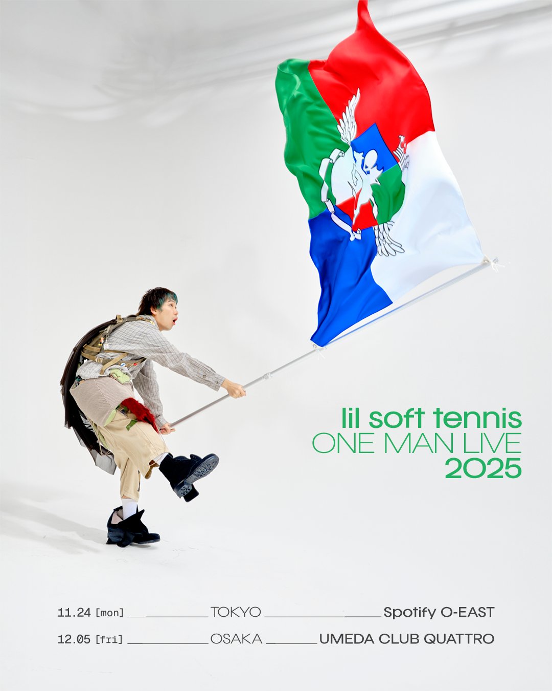 ミュージシャン lil soft tennis emblem T-shirt (Blue) L ミュージシャン lil soft tennis emblem T-shirt (Blue) L lil