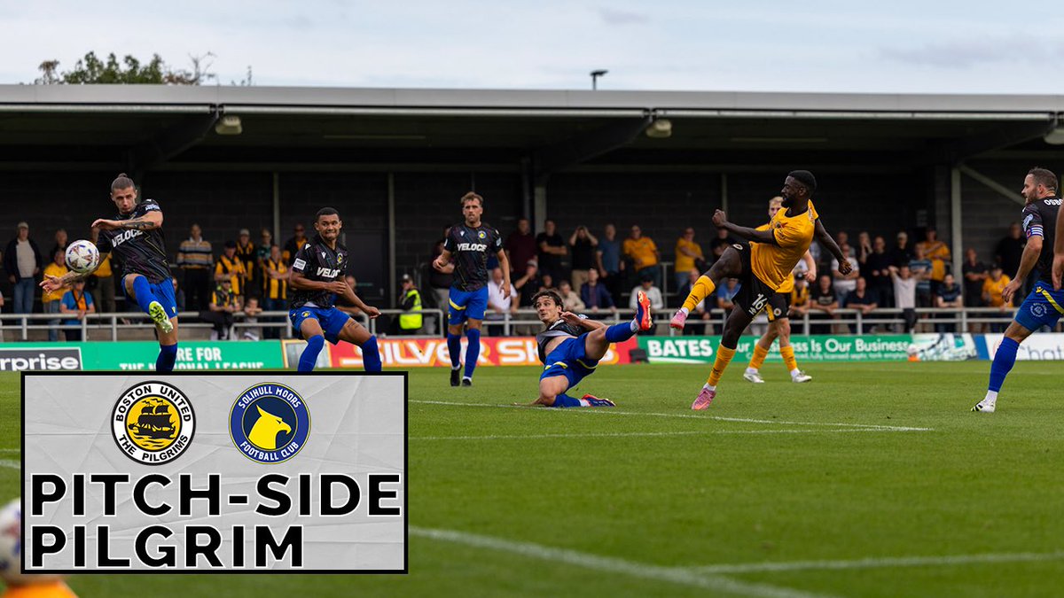 Pitch-Side Pilgrim - Boston United Vs. Solihull Moors:
youtu.be/547rURYODXE?si…