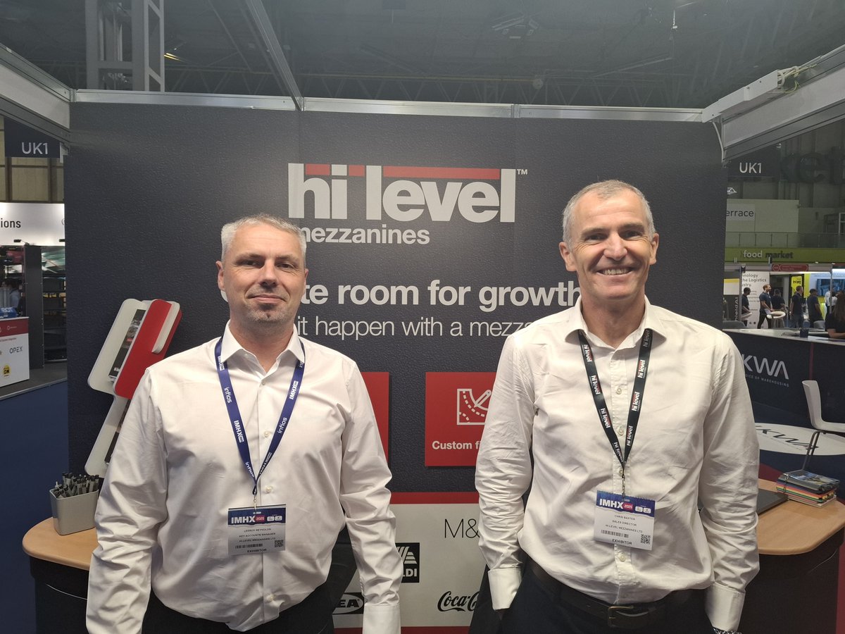 We’re here at IMHX 2025 — the UK’s leading logistics and supply chain event — live from the NEC Birmingham. Visit us at Stand UK1 on the UKWA Pavilion, where our team is showcasing how mezzanine floors can help you optimise every square metre of your space.