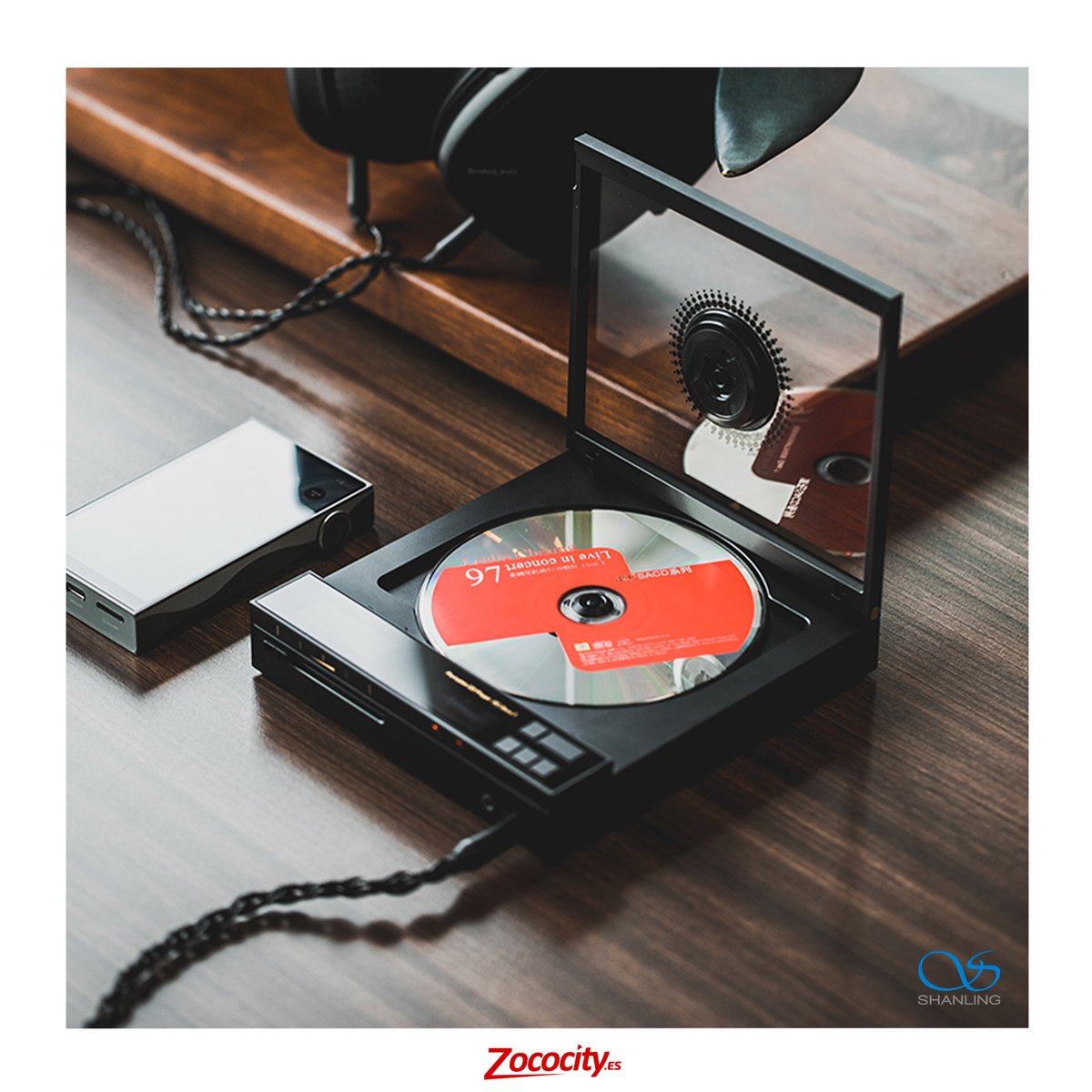 Zococity's tweet image. ¡Vuelve el clásico! 💿 El reproductor de CD Shanling EC Zero T combina lo mejor del sonido vintage con la tecnología moderna. Redescubre tu colección de música con una calidad de audio espectacular

🛒 zococity.es/products/shanl…
✨ #Shanling #CDPlayer #HiFi #Audio #Música #Zococity
