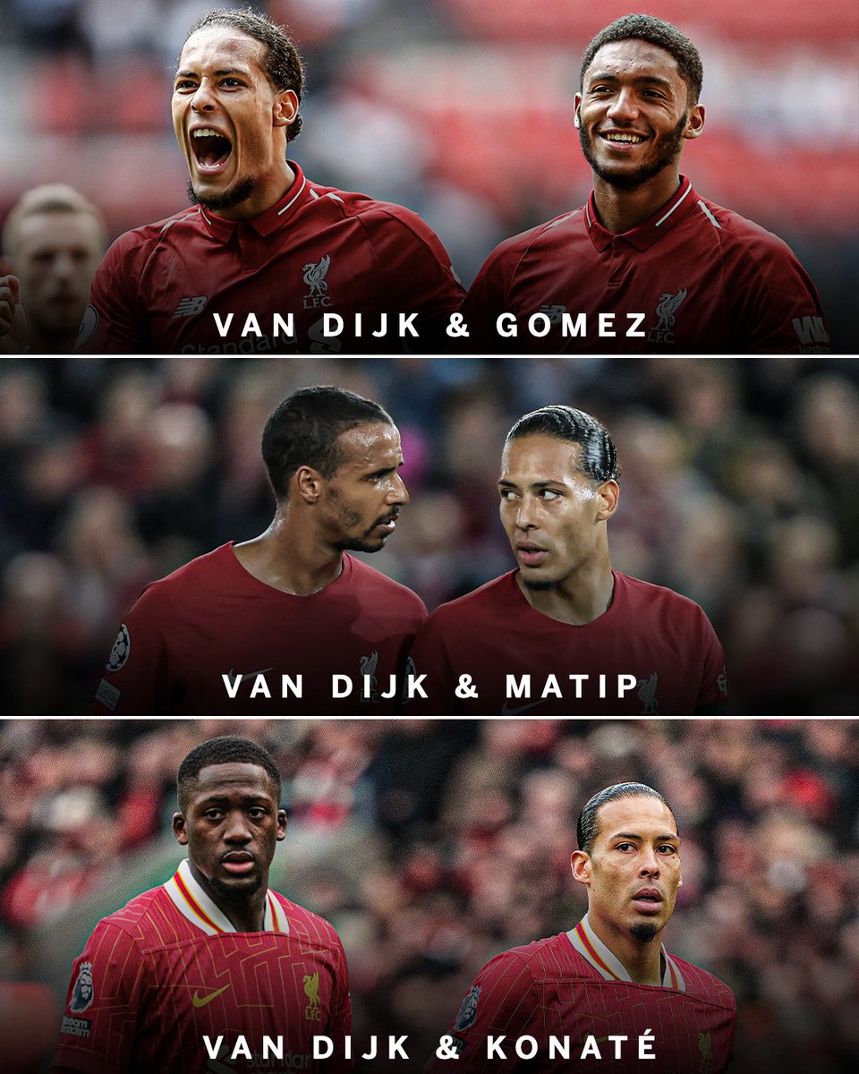 Centre backs come and go, Van Dijk remains 🍷