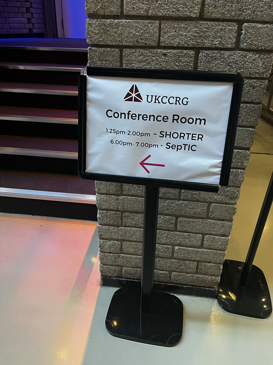 Don’t miss the SepTiC session at 6PM in the conference room at the #UKCCRF2025! Come along to meet the SepTiC trial team and enjoy some refreshments! #CriticalCare #Sepsis <a href="/UKCCRGroup/">UKCCRG</a>
