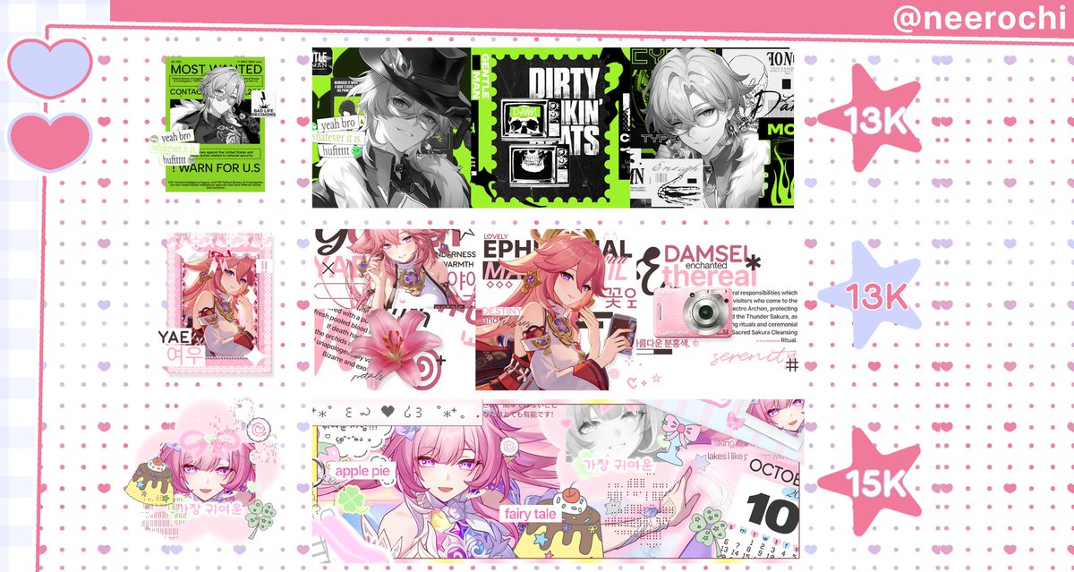 neerochi's tweet image. retweet or like is appreciated! 🪽最も暖かいカフェ ೨೭ ⊹ 
READY STOCKS

hayii men-temen.. nerouchi kembali lg!1!1! membawa rs karakter imut &amp;amp; ganteng.. price on pict yapp 🌹♡ untuk sekarang payment only via  gopay dlu 🥹

t. #zonauang #zonajajan