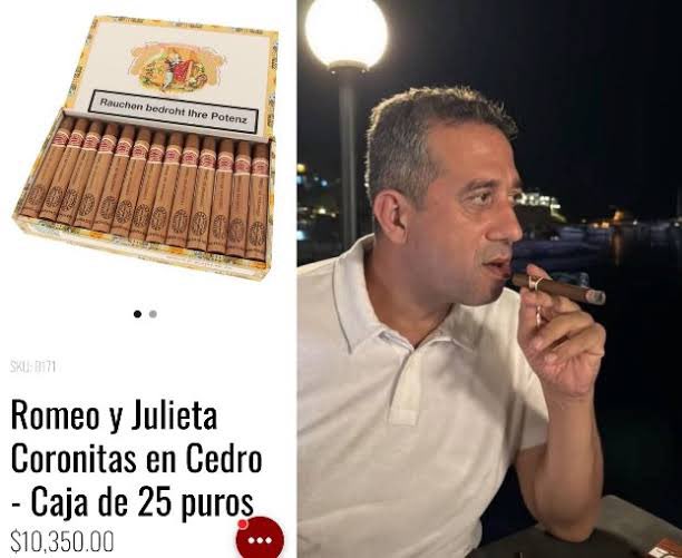 İçtiği puro 10 bin dolar olan Ali Mahir, 

Şerefli polisimize, “Maaşınız 60 bin, bizim vergilerimizle maaş alıyorsunuz.” diye böğürüyor! 

Asıl kendisi bizim vergilerimizle havuzlu villalarda puro içiyor!