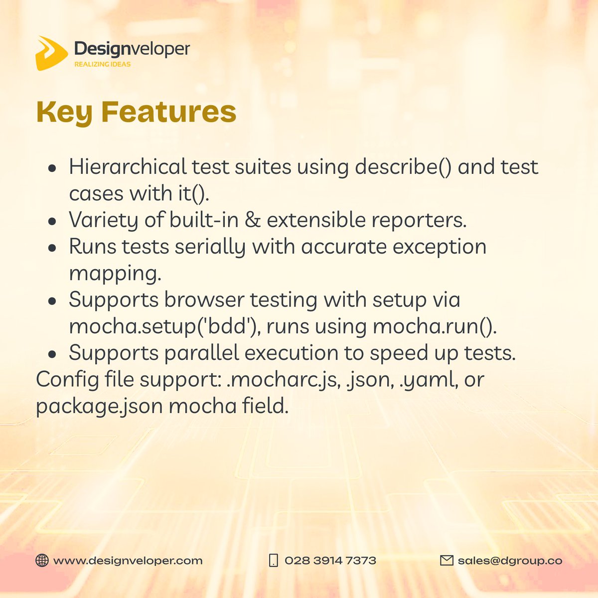 Designveloper's tweet image. Me: I love coffee.
Also me: I love Mocha. ☕👨💻
One keeps me awake, the other keeps my code bug-free.
#javascript #softwaretestingtraining #SoftwareDevelopment