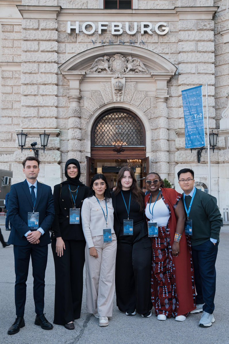 Excited to join this incredible team of voices in Vienna as we capture, share, and amplify the stories of #SnT2025
<a href="/Youth4CTBT/">CTBTO Youth Group (CYG)</a>