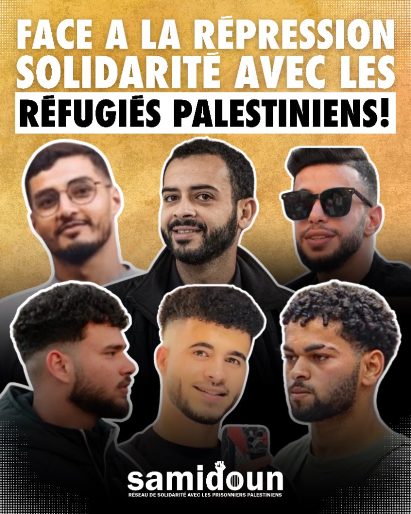 🇵🇸🚨Face à la répression : solidarité avec les réfugiés palestiniens en Belgique !

Thread sur la vague de répression par la Belgique de la diaspora palestinienne qui s'inscrit dans la politique actuelle de persécution des réfugié•es et migrant•es dans le pays ⤵️