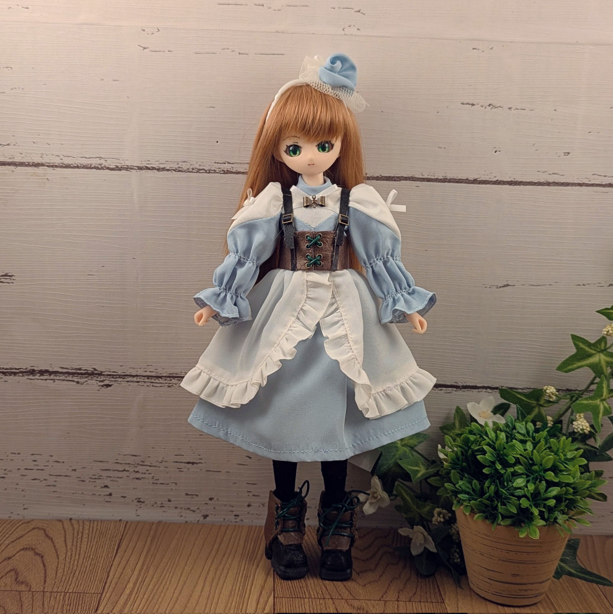 最終価格　ビスクドール用　着物、エプロンのセット　早い者勝ち 最終価格 ビスクドール用 着物、エプロンのセット 早い者勝ち