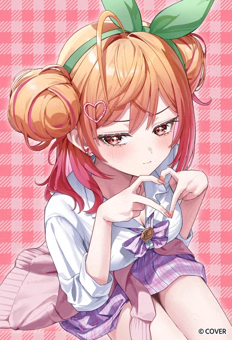 一条莉々華様『チェリーポップ』歌ってみたのイラスト担当させていただきました! 2周年おめでとうございます! #ririkart (1/2)