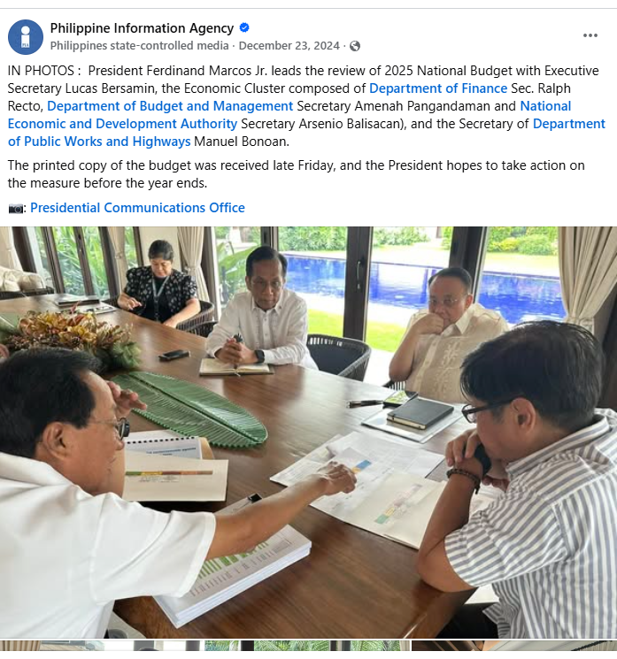 sino kasama ni bangag habang nirereview niya kuno ang budget for 2025 <- budget na punong-puno ng insertions, isa na roon ay flood control.

tapos galit daw siya sa "normalized" corruption. 🤭kung tutuusin, tinolerate mo iyan pang impitsment ng isang nilalang.
