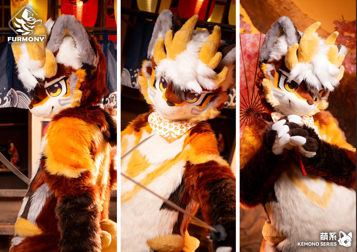 「New Commission Finished」
"Its name cannot be spoken,
its cry shatters mountains and rivers."
Thanks for the trust from 「礐嶅」

#furry #fursuit #furmony #鸿萌造物