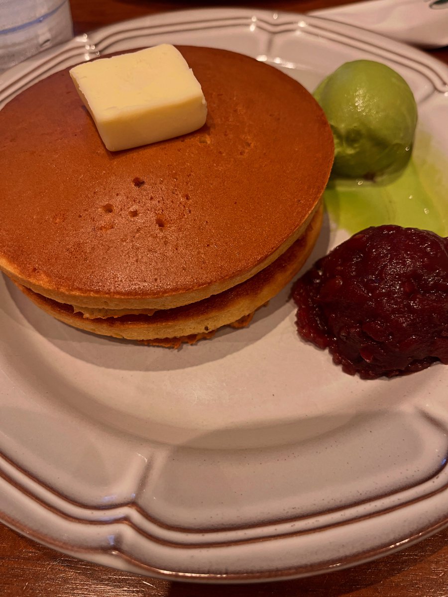 珈琲館のパンケーキ美味しかった‼️
