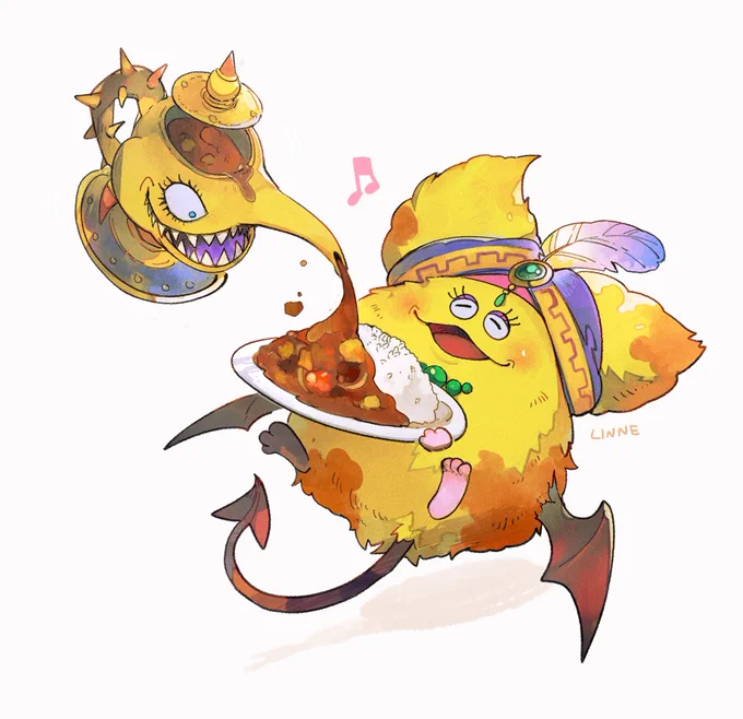 カレーモーモン「おかわりいただきま～す」 #ドラクエタクト