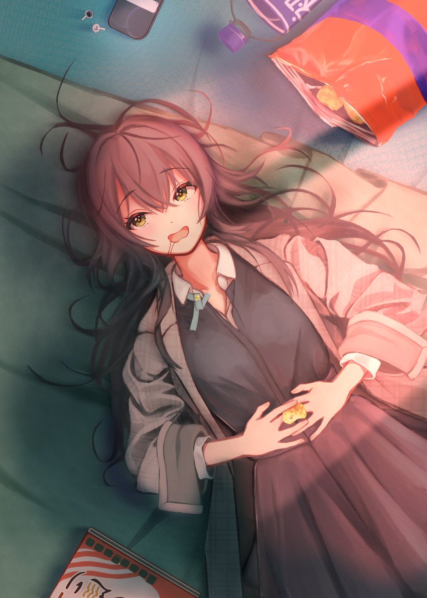 夕方にボケーっと手毬を描いた！
#学マスFA　#月村手毬